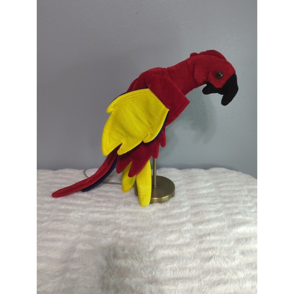 Parrot Hat Plush Costume Bird Cap Halloween Cosplay‎ Party Headwear - Picture 2 of 4